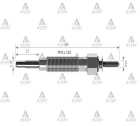 HYUNDAI H100 KIZDIRMA BUJİSİ 11 VOLT  STAREX  BONGO 11V SVAC