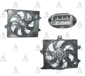 HYUNDAI ACCENT RADYATÖR FANI 11/- BLUE DİZEL  RIO 12/- MAHER