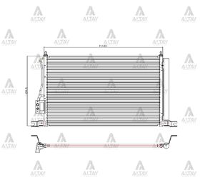HYUNDAI SANTAFE KLİMA RADYATÖRÜ 06/-  DİZEL MANUEL MAHER