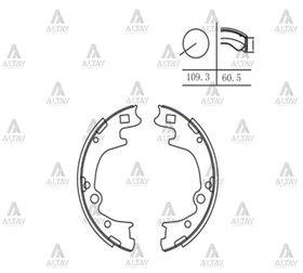 HYUNDAI STAREX ARKA FREN BALATASI KAMYONET PABUÇLU MAHER