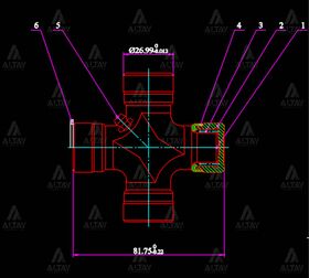 HYUNDAI STAREX MAFSAL İSTAVROZU  K2500 MAHER
