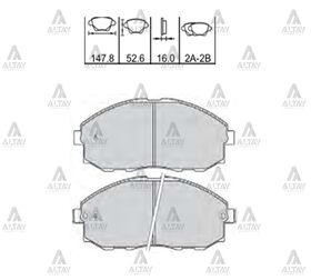 HYUNDAI STAREX ÖN FREN BALATASI 97-02 (EKSTRA KARBONLU) MAHER