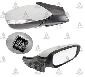 HYUNDAI ACCENT BLUE YAN AYNA 11/- ELEKTRİKLİ SİNYALLİ SAĞ MAHER