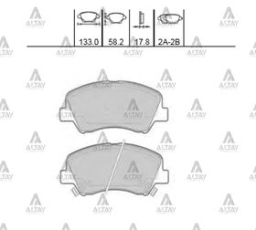 HYUNDAI ACCENT ÖN FREN BALATASI 11/- BLUE  ELANTRA 11/-  RIO 12/-  SOUL  i20 14-16  ELANTRA 16/- MAHER