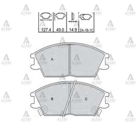 HYUNDAI ACCENT ÖN FREN BALATASI  GETZ  EXCEL MAHER