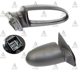 HYUNDAI ACCENT YAN AYNA 06/-  ERA ELEKTRİKLİ SAĞ ( MAT SİYAH ) MAHER