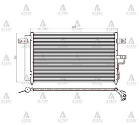 HYUNDAI ACCENT KLİMA RADYATÖRÜ 03-06 DİZEL MAHER