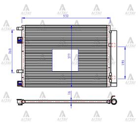 HYUNDAI ACCENT KLİMA RADYATÖRÜ 11/- BLUE DİZEL MAHER