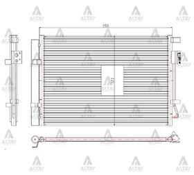 HYUNDAI ACCENT KLİMA RADYATÖRÜ 11/- BLUE  RIO 12/- BENZİNLİ MAHER