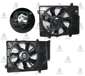 HYUNDAI GETZ RADYATÖR FANI 06/-  DİZEL KLİMALI (HCC) K.R.