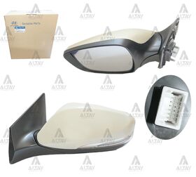 HYUNDAI ELANTRA YAN AYNA 11/- ELEKTRİKLİ SİNYALLİ ISITMALI OTOMATİK KATLANIR SOL HMC