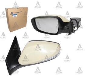 HYUNDAI ELANTRA YAN AYNA 11/- ELEKTRİKLİ SİNYALLİ ISITMALI SOL HMC