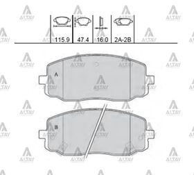 HYUNDAI i10 ÖN FREN BALATASI  PICANTO MAHER