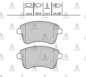 HYUNDAI ix20 ÖN FREN BALATASI 10/-  VENGA 11/- MAHER