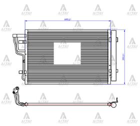 HYUNDAI i30 KLİMA RADYATÖRÜ 07-11 BENZİNLİ  CEED MAHER