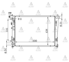 HYUNDAI i30 SU RADYATÖRÜ BENZİNLİ OTOMATİK (Brazing) MAHER