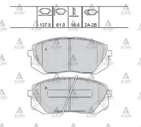 HYUNDAI ix35 ÖN FREN BALATASI  SPORTAGE 08/-  TUCSON 10/-  i40 12/- MAHER