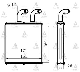 KIA BONGO KALORİFER RADYATÖRÜ  K2500  K2700 MAHER