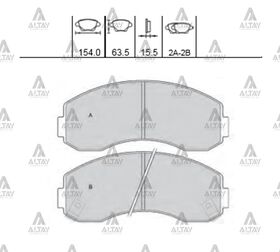 KIA BONGO ÖN FREN BALATASI 98-11 MAHER