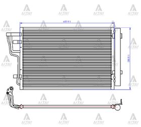 KIA CEED KLİMA RADYATÖRÜ 1.4  1.6 08/- MAHER