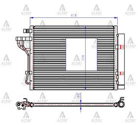 KIA PICANTO KLİMA RADYATÖRÜ 11/- MAHER