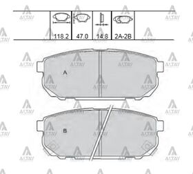 KIA SORENTO ARKA FREN BALATASI DİSK 02/- MAHER