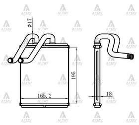 KIA SORENTO KALORİFER RADYATÖRÜ MAHER