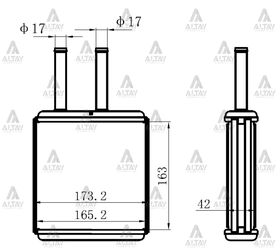 KIA SPORTAGE KALORİFER RADYATÖRÜ 96-03 MAHER