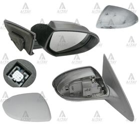 MAZDA 3 YAN AYNA 09/- ELEKTRİKLİ ISITMALI OTOMATİK KATLANIR SAĞ T.W.