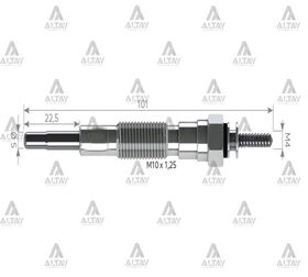 MAZDA B2500  MAZDA-3  E2200 YM  323 D  626 D  G.VITARA KIZDIRMA BUJİSİ 11V. SVAC