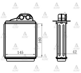 MAZDA E2200 KALORİFER RADYATÖRÜ MAHER
