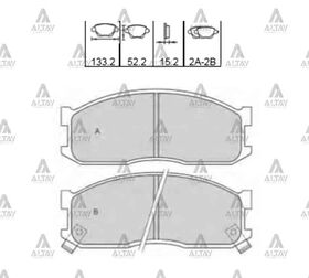 MAZDA E2200 ÖN FREN BALATASI  BESTA MAHER
