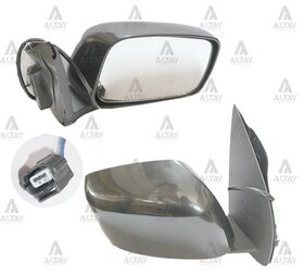 NISSAN PICKUP YAN AYNA 06/-  NAVARA ELEKTRİKLİ ISITMALI SİYAH SAĞ T.W.