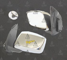 NISSAN PICKUP YAN AYNA 06/-  NAVARA ELEKTRİKLİ KROM SOL T.W.