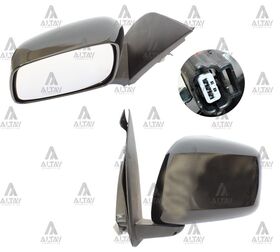 NISSAN PICKUP YAN AYNA 06/-  NAVARA ELEKTRİKLİ SİYAH SOL T.W.