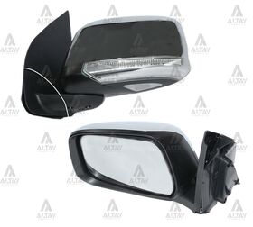 NISSAN PICKUP YAN AYNA 08/- NAVARA ELEKTRİKLİ ISITMALI SİNYALLİ OTOMATİK KATLANIR KROM SOL T.W.