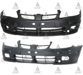 NISSAN ALMERA ÖN TAMPON 00-03 SİYAH SİSBAND DELİKLİ T.W.