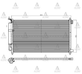 NISSAN MICRA KLİMA RADYATÖRÜ 03/-  BENZİNLİ MAHER