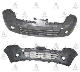 NISSAN MICRA ÖN TAMPON 06-10 SİYAH SİSLİ T.W.