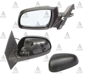 NISSAN NOTE YAN AYNA 06/-  ELEKTRİKLİ ISITMALI OTOMATİK KATLANIR SOL T.W.