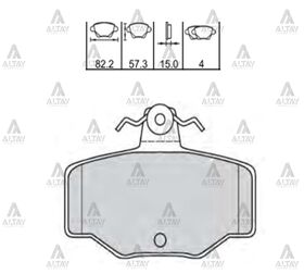 NISSAN PRIMERA ARKA FREN BALATASI 97-01 DİSK ALMERA 03/-   MAXIMA MAHER