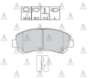 NISSAN QASHQAI ÖN FREN BALATASI  X-TRAIL 08/-  KALEOS 08/- MAHER