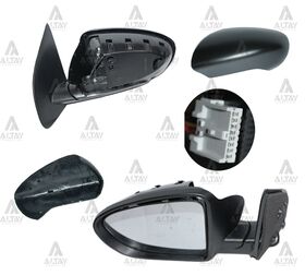 NISSAN QASHQAI YAN AYNA 07-13 ELEKTRİKLİ ISITMALI SOL T.W.