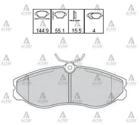 NISSAN VANETTE ÖN FREN BALATASI  BERLINGO  C4  307  PARTNER MAHER