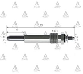 SUZUKI GRAND VITARA KIZDIRMA BUJİSİ 11V PARTNER  CITROEN BERLINGO  C4  C5 2.0 HDI SVAC