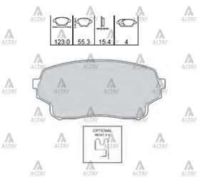 SUZUKI GRAND VITARA ÖN FREN BALATASI 03-06  XL7 MAHER