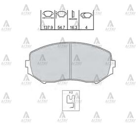 SUZUKI VITARA ÖN FREN BALATASI 06/-  MAHER