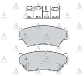SUZUKI VITARA ÖN FREN BALATASI 90-02 5 KAPI MAHER