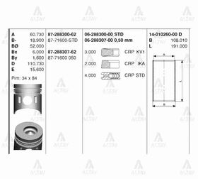 MITSUBISHI CANTER 515 635 GÖMLEK STD GOETZE