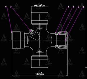 MITSUBISHI CANTER FE-449 MAFSAL İSTAVROZU YERLİ  ISUZU NPR  NKR MAHER